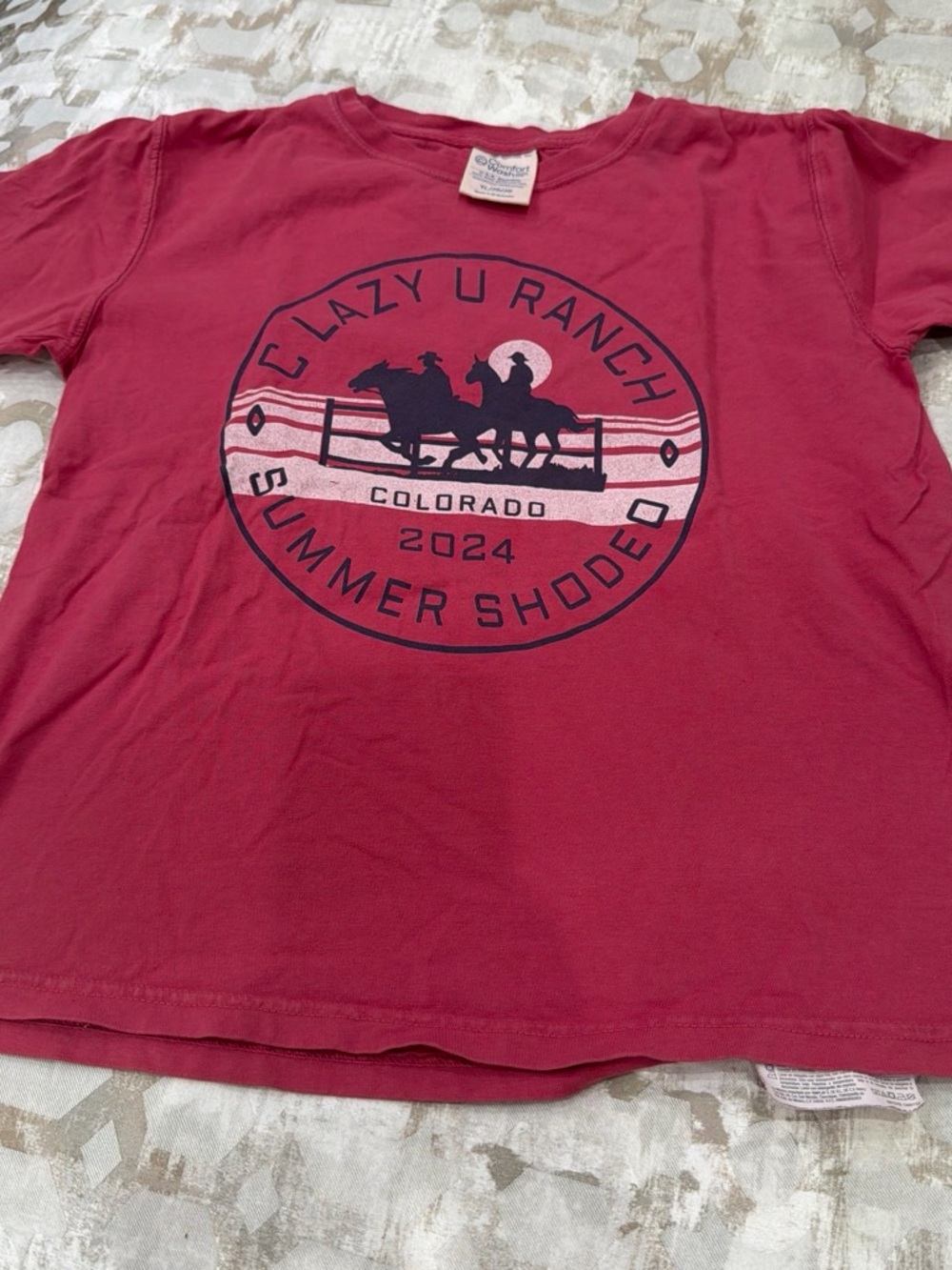 Kids Colorado Graphic Tee - Burgundy